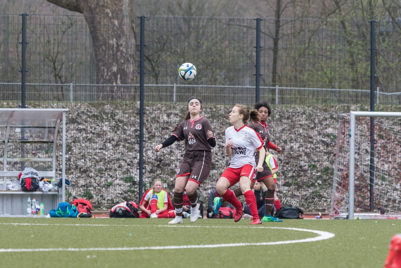 Bild 160 - B-Juniorinnen Walddoerfer - St.Pauli : Ergebnis: 4:1